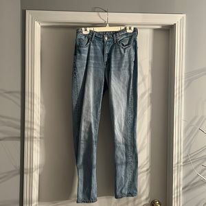 high rise baggy straight leg jeans size 6 american eagle women’s